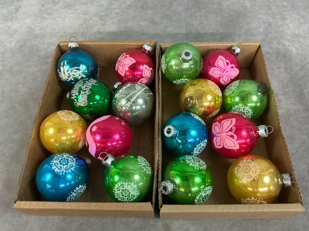 Vintage Glass Ornaments
