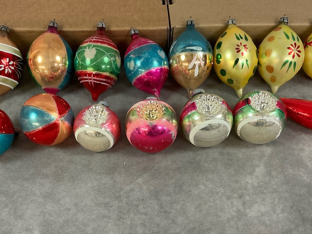 Mercury Glass Ornaments