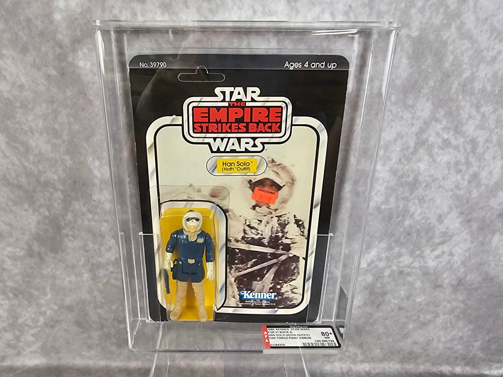 Han Solo (Hoth Outfit) 80+ NM ESB Paint Error