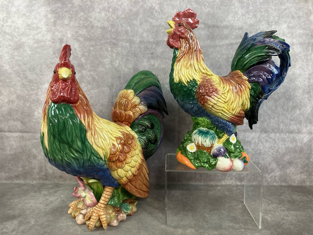 Fitz & Floyd Roosters