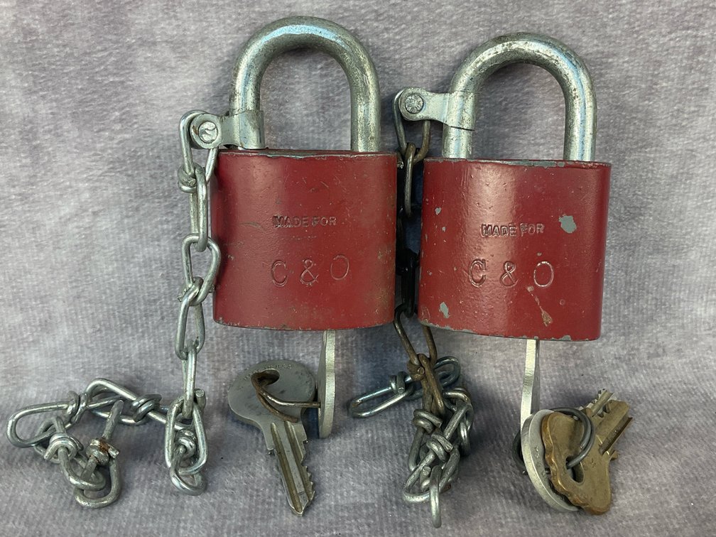 C&O Railway Padlocks