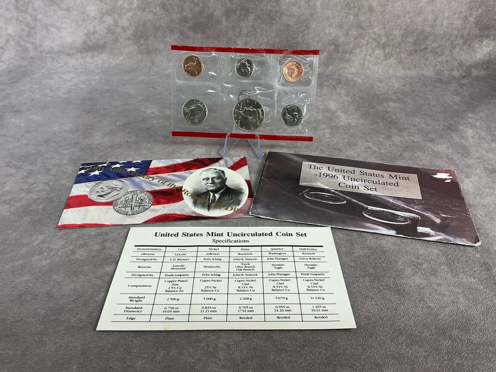 1996 Mint Coin Set