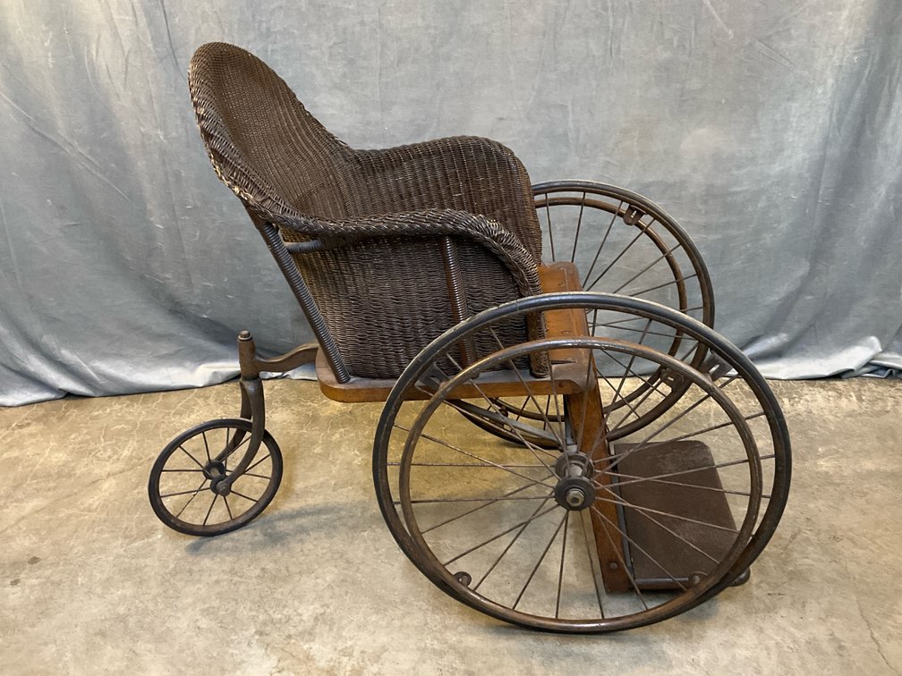 Wicker Invalid Chair