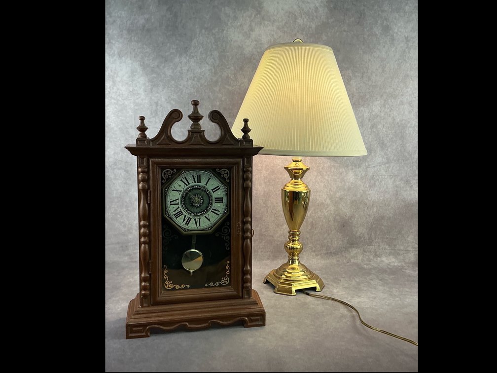 Electric Lamp & Clock