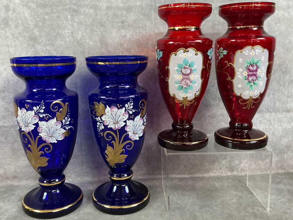 Bohemian Glass Vaes