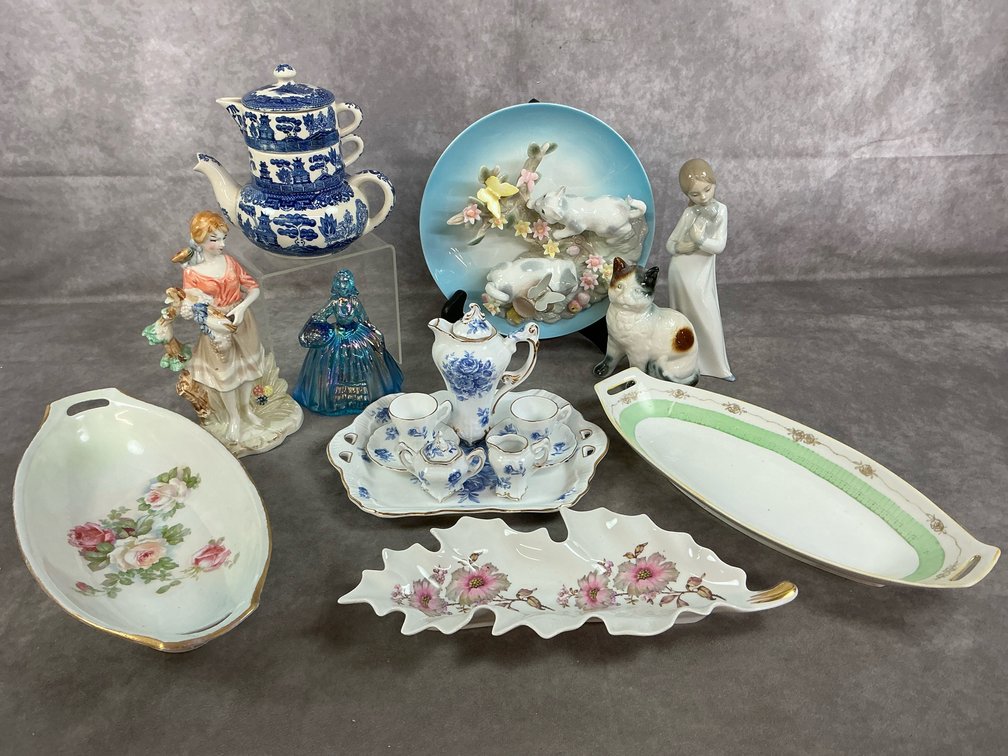 Tea Sets, Relish Dishes,Figurines, & More