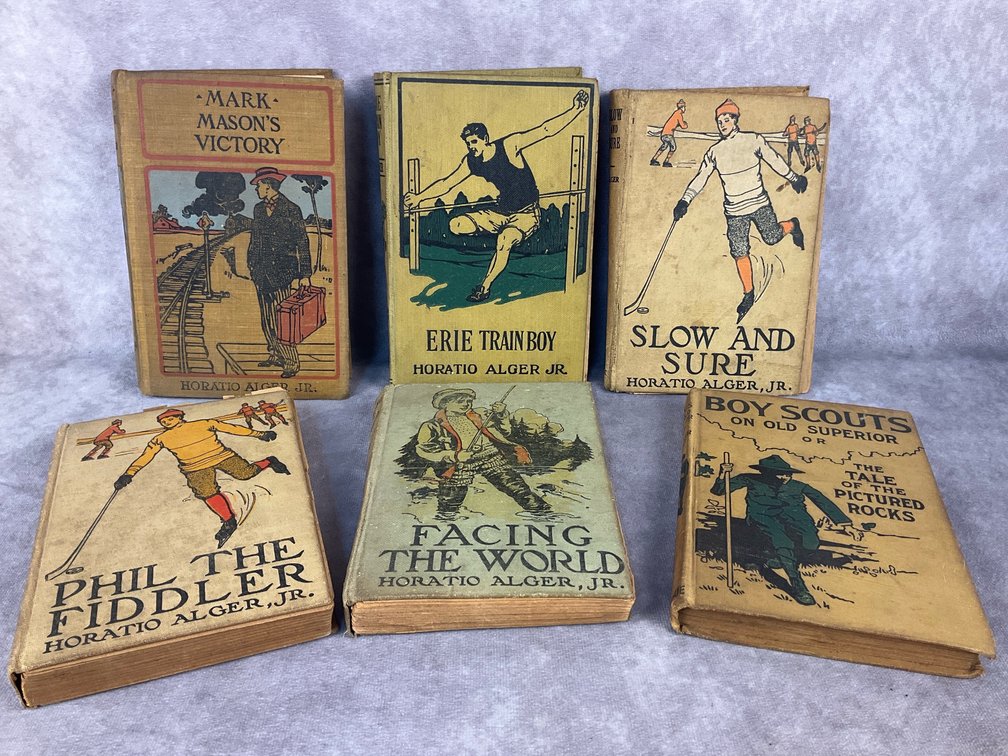 Vintage Books By Horatio Alger