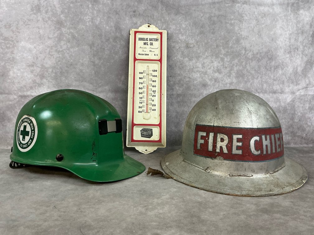 Mining Safety Hats & Thermometer