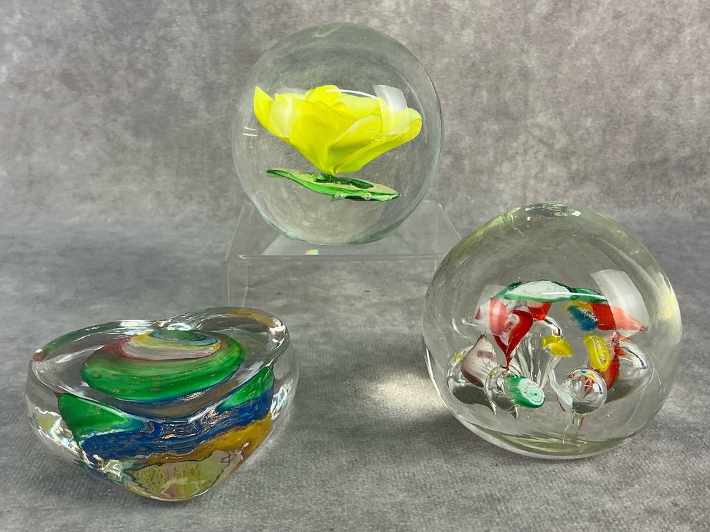 Glass Paperweights