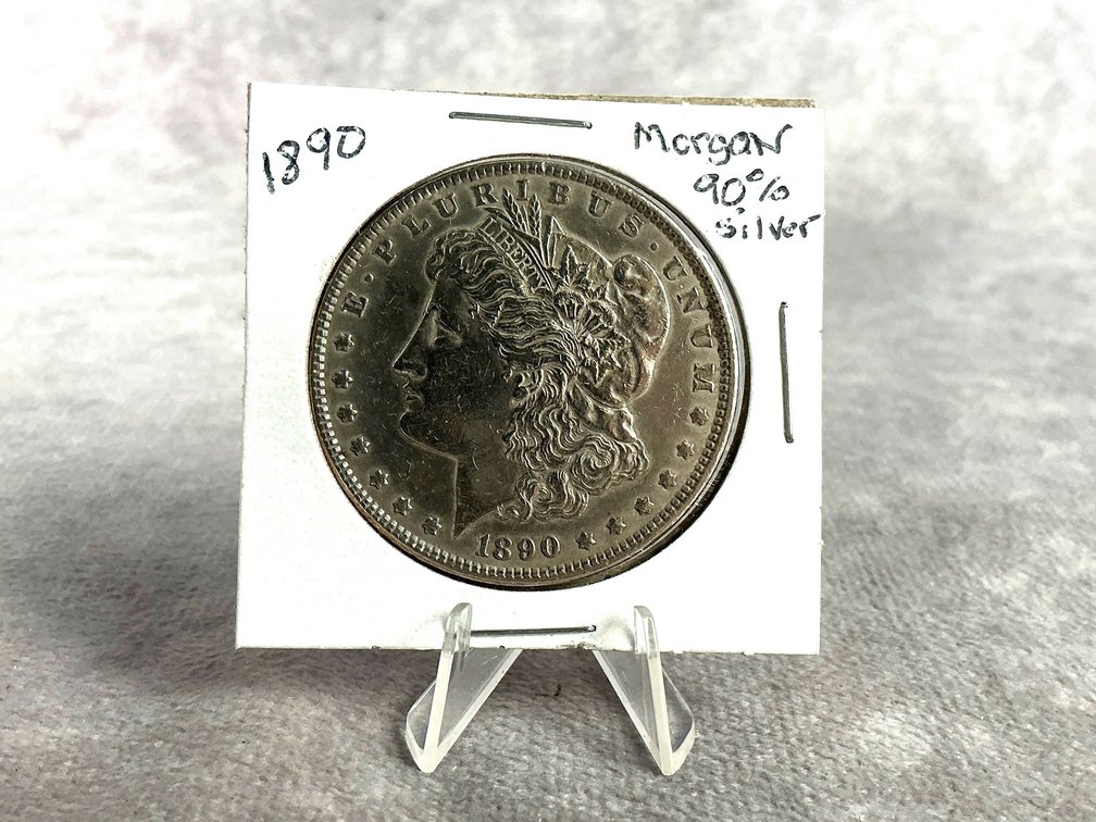 1890 Morgan Silver Dollar 