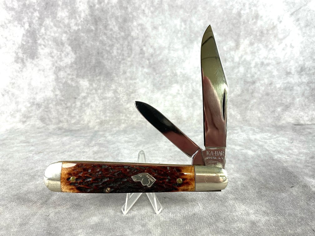 KA-BAR Brown Bone English Jack Knife 
