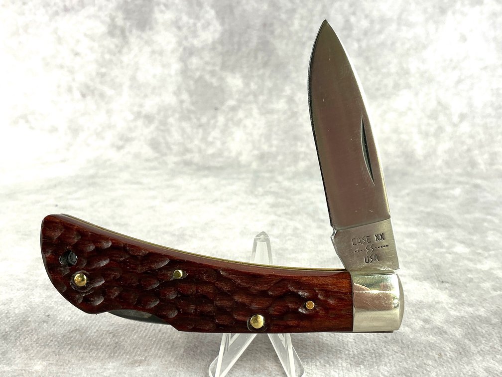 1977 Case XX Wooden Lockback Knife 