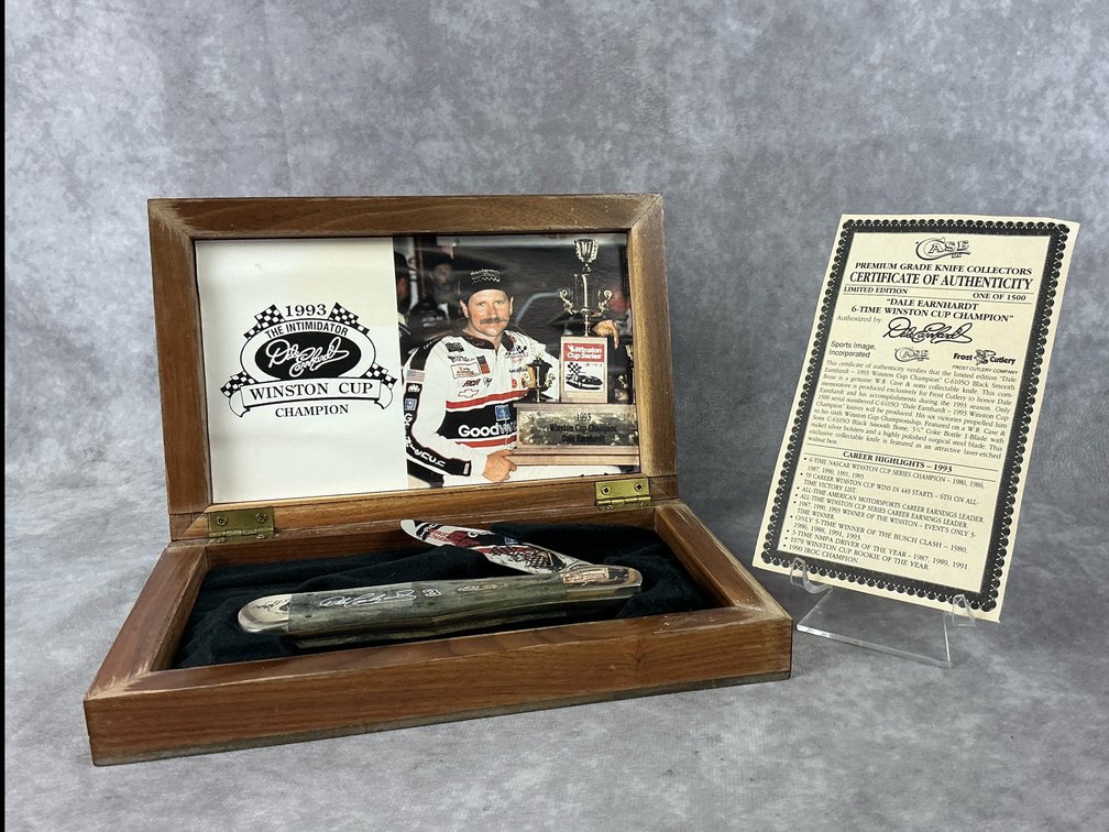 Case XX Dale Earnhardt 1993 Winston Cup Commemorative Knife 