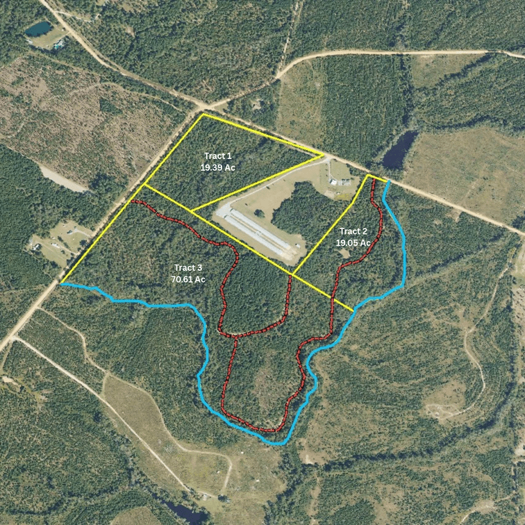 Tracts 1, 2 & 3 - 109.5 Acres
