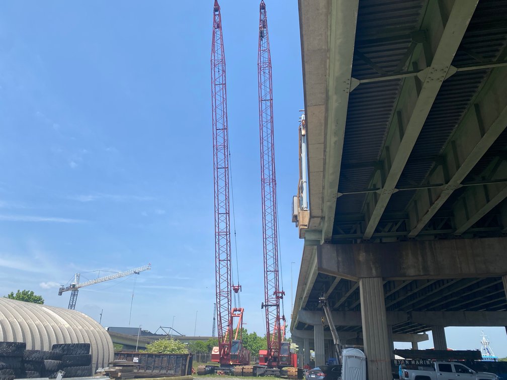 Image for MANITOWOC M80W Crawler Lattice Boom Crane - Norfolk VA