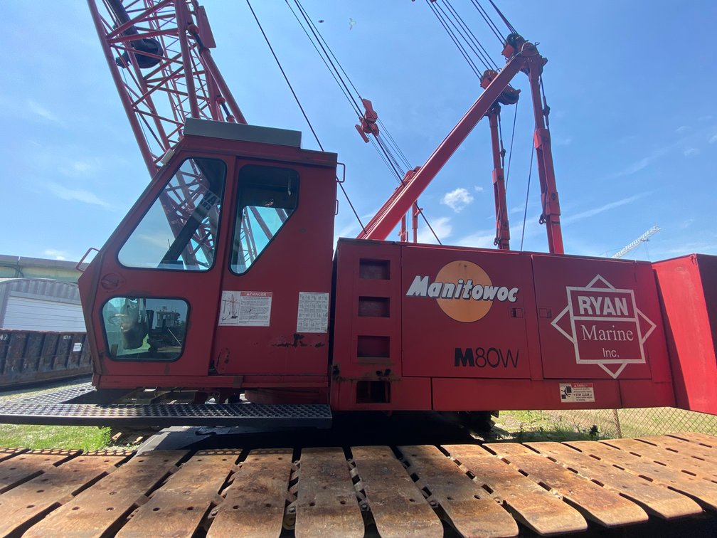Image for MANITOWOC M80W Crawler Lattice Boom Crane - Norfolk VA
