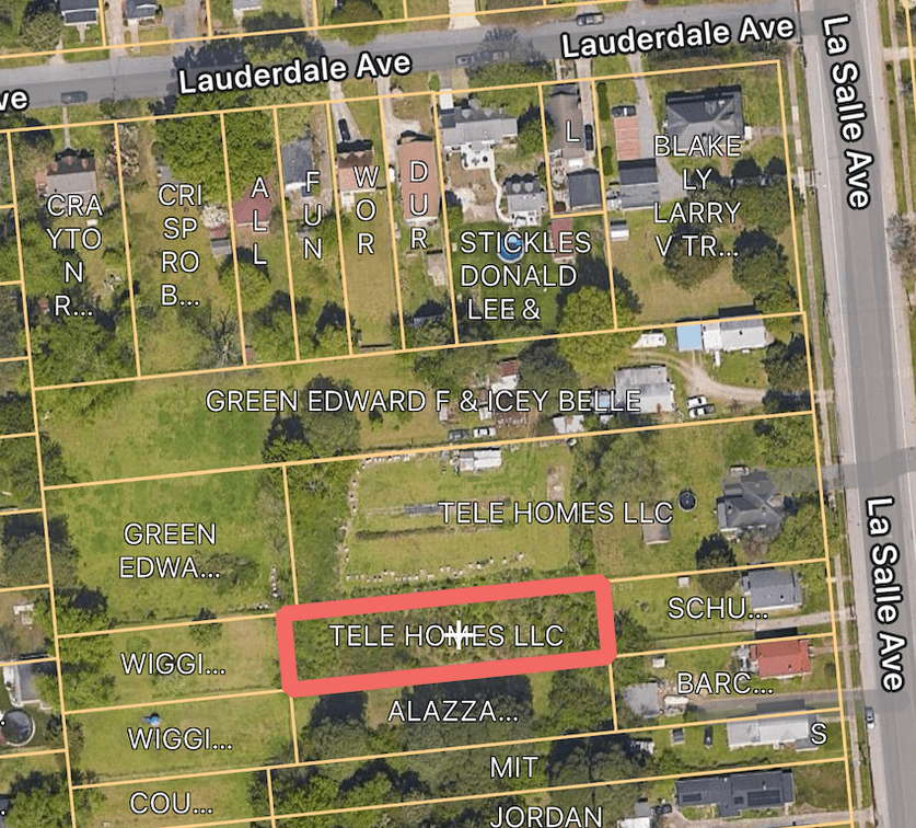 Judicial #10 ( Tele Homes,LLC) PID: 1007182, TACS#1112657, Vacant - 0 Lasalle Ave. Hampton, Va 23661