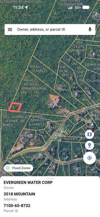 Judicial # 3 ( Evergreen Water Corp) Parcel Tax Map: 7100-65-8732 , TACS# 845844,  .88 Acres +/-  Vacant Land, Agriculture Zoning,  3518 Mountain Rd., Haymarket VA 20169