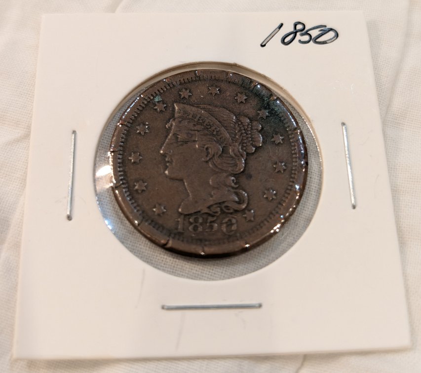 2 - 1850, 1851 Large Cents
