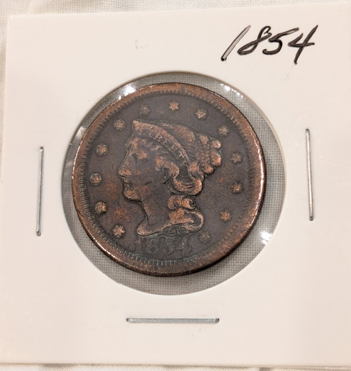 2 - 1852, 1854 Large Cents
