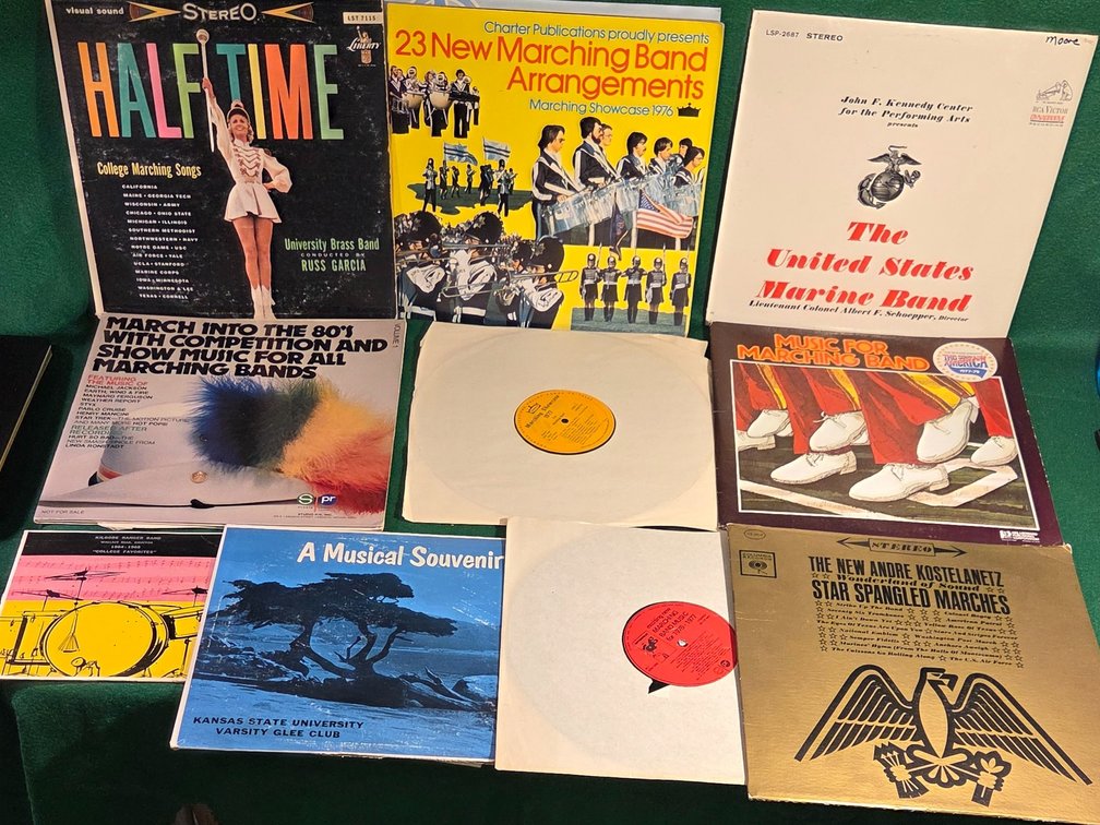 1970's Marching Band Instructor Records