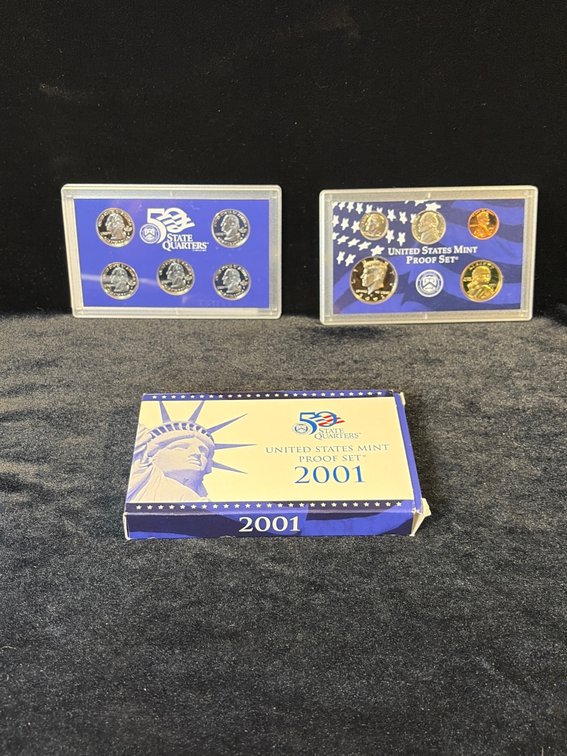 2001 US mint proof sets