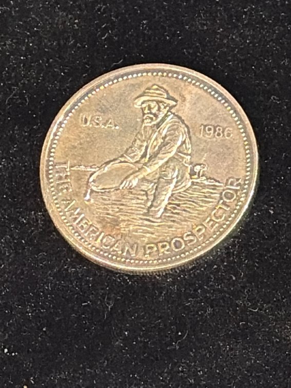 1986 The American prospector commemorative