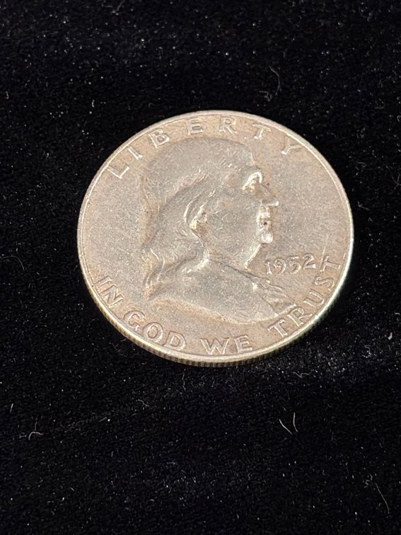 1952 Franklin half dollar