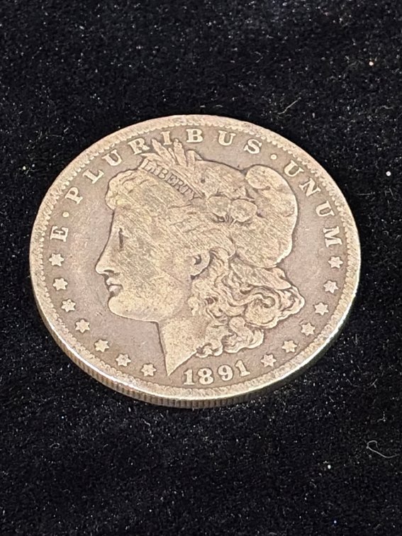 1891 Morgan Silver Dollar