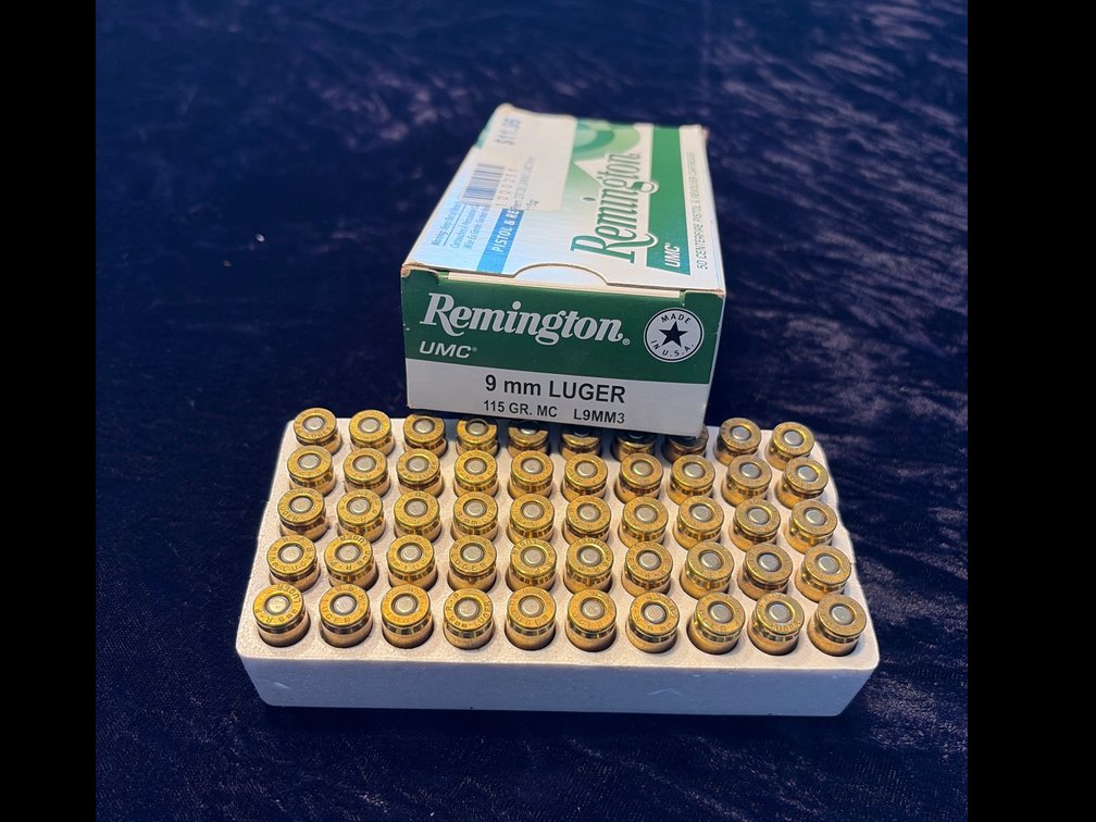 Remington 9mm LUGER rounds