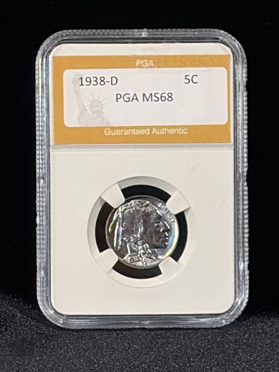 1938 Buffalo nickel MS 68