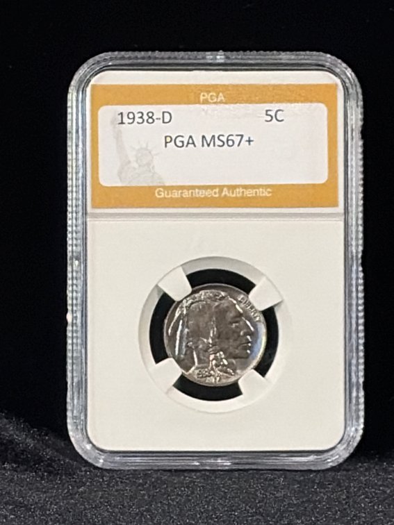 1938 Buffalo nickel MS 67+