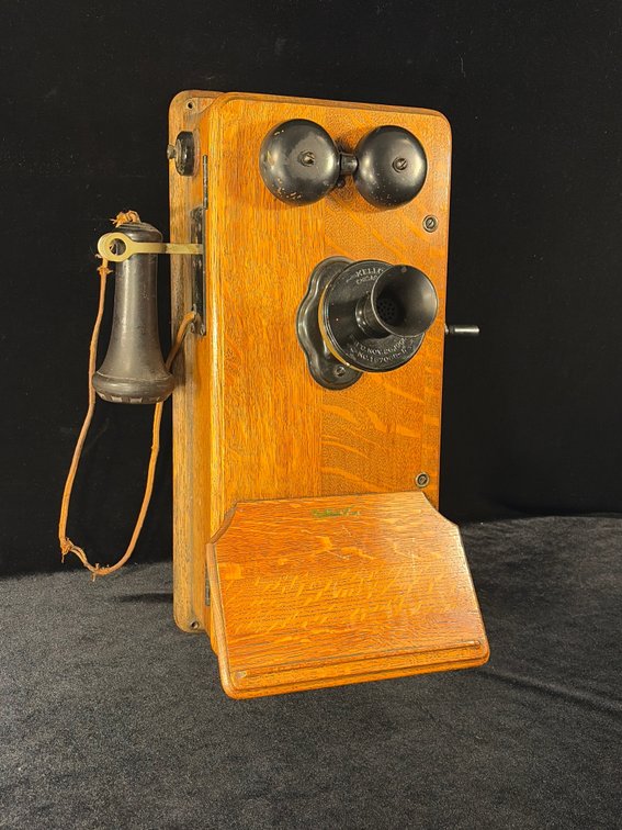 Antique Kellogg crank telephone
