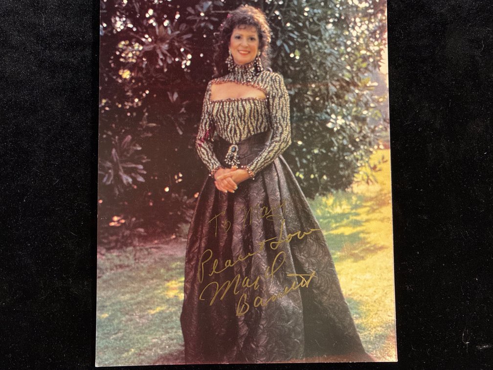 Star Trek Autograph Majel Barrett