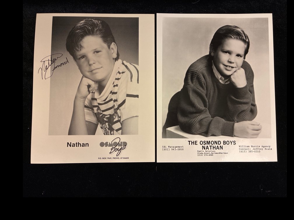 Nathan Osmond Autograph and Picture