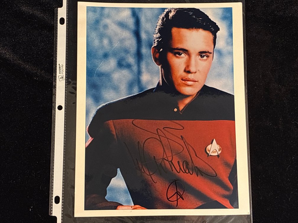 Star Trek Autograph Wil Wheaton