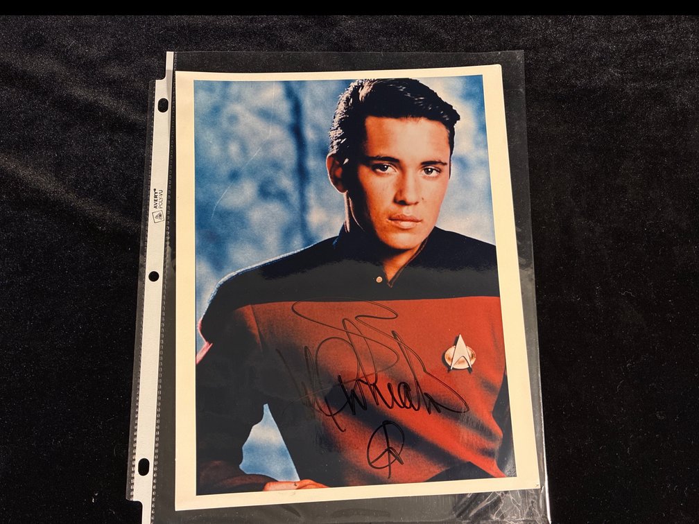 Star Trek Autograph Wil Wheaton