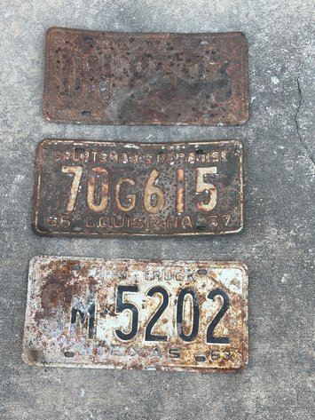 60’s plates
