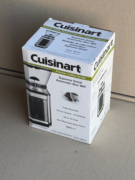 New Cuisinart Coffee Grinder