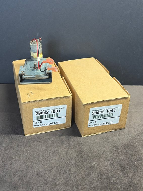 (2) Gear motor assembly