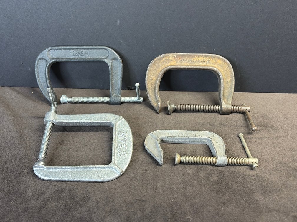 Group of C clamps