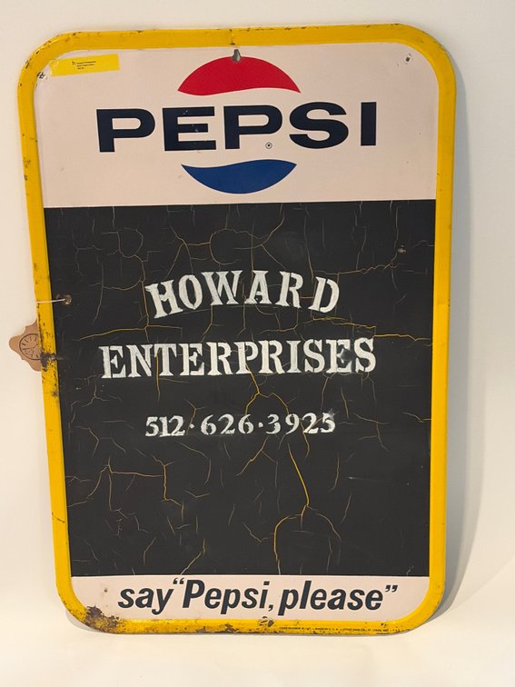 Pepsi sign