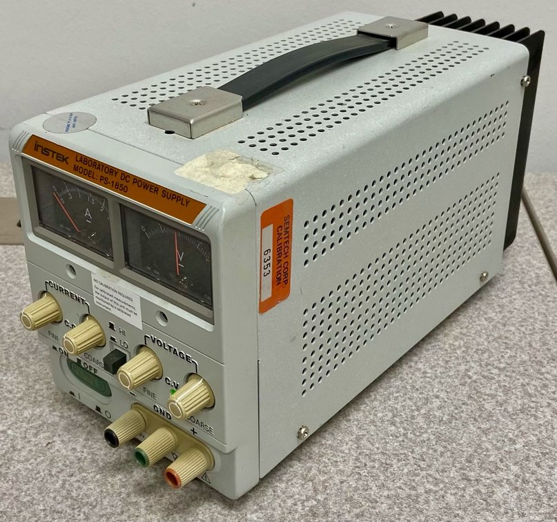 Instek PS-1850 Laboratory DC Power Supply, 18VDC Output