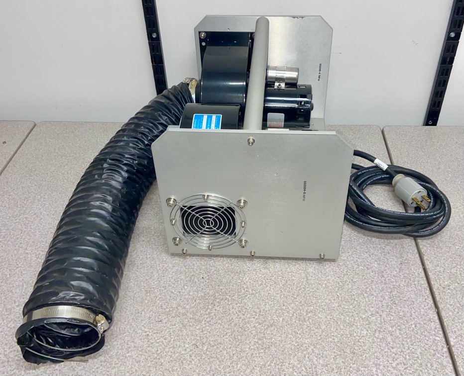 79. Argon Laser Cooling Fan Assembly, Dual Blowers, Originally Installed in Ultrapoint 1010, 208-220VAC Input Power