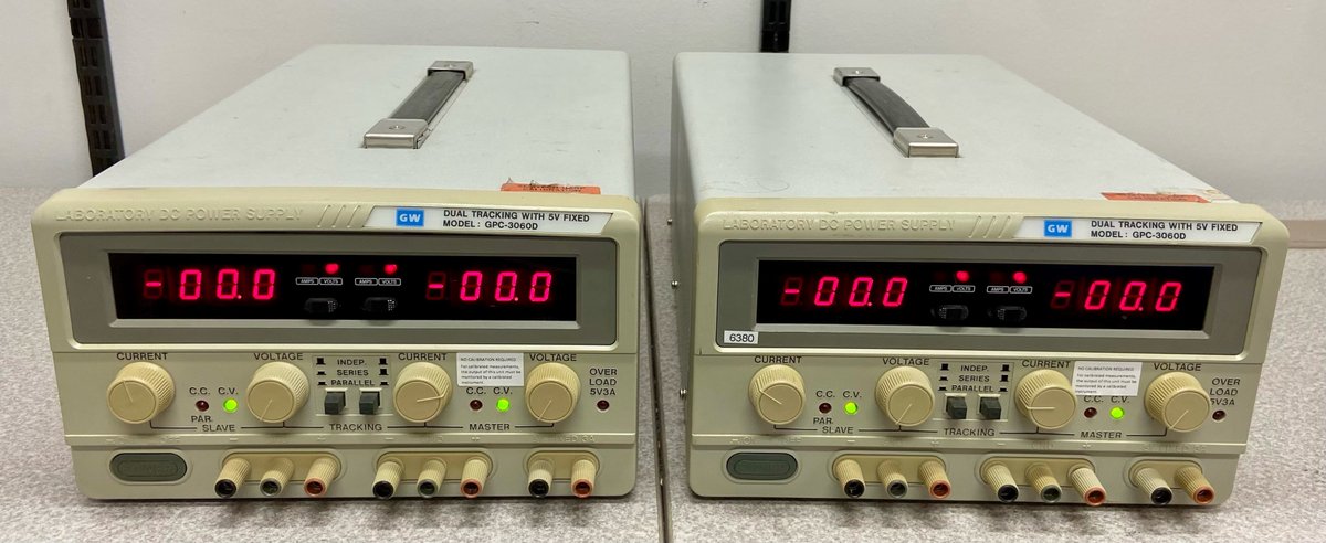 One only GW GPC-3060D 420 Watt Laboratory DC Power Supply, Dual Outputs Adjustable to 30VDC, Additional 5VDC @ 3A Output
