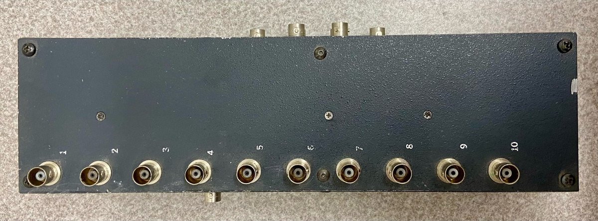 82. MDC MPX-1-10-2I CV Plotter Test Signal Multiplexer