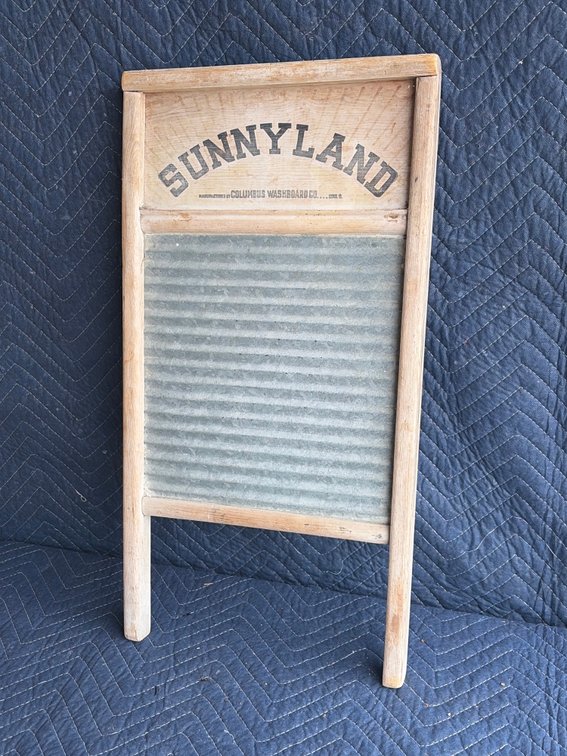 Antique washboard
