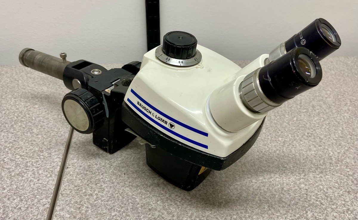 17. B&L StereoZoom 4 Microscope 0.7-3X with 10X Wise Field Eyepieces on E Arm
