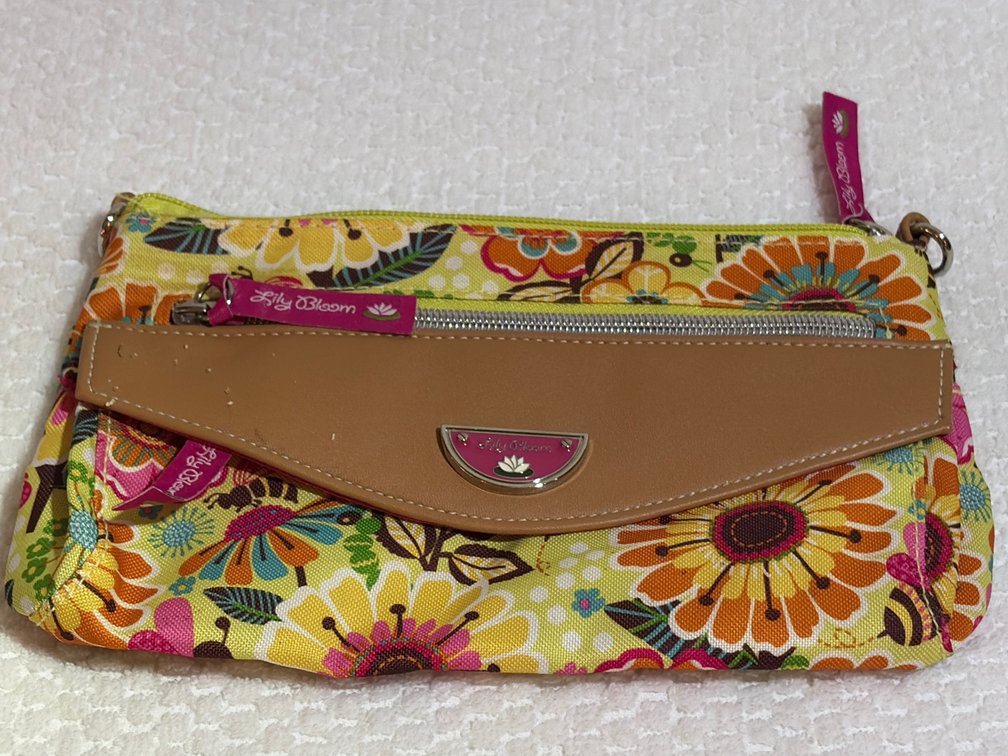 Lily Bloom Floral Wristlet