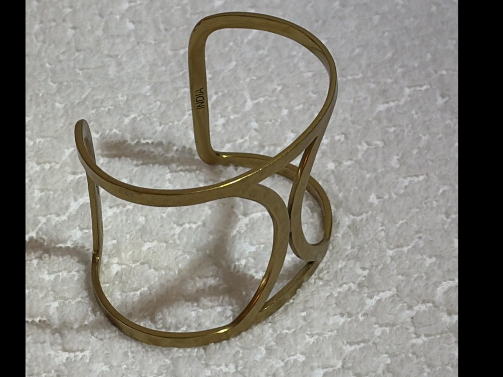 Silpada gold plated cuff